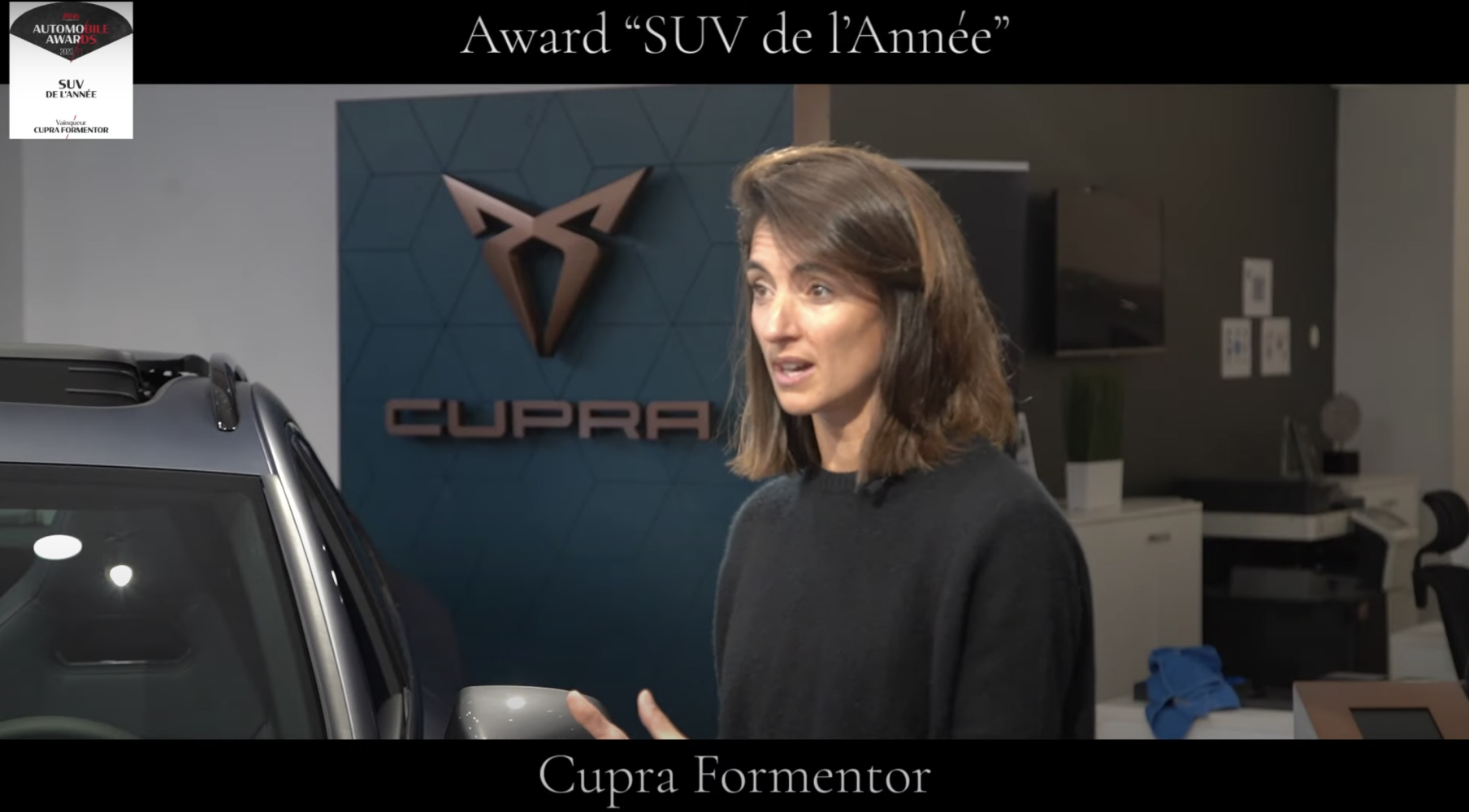 La CUPRA Formentor reçoit le prix du SUV de l’année aux Automobile Awards